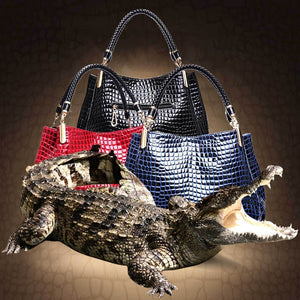 Crocodile Pattern Handbag Limited-Time Offer