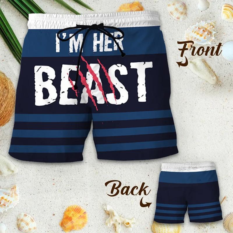 Couple Matching - Beauty And The Beast - Shorts