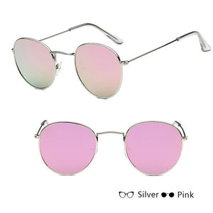 Classic small frame round retro sunglasses