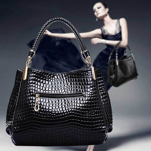 Crocodile Pattern Handbag Limited-Time Offer