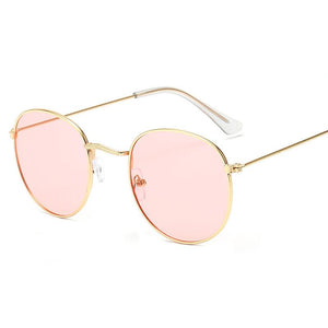 Classic small frame round retro sunglasses