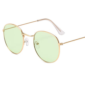 Classic small frame round retro sunglasses