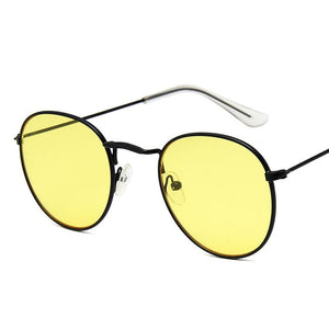 Classic small frame round retro sunglasses