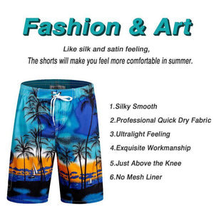 Men's Swimming Trunks with Pockets Board Shorts